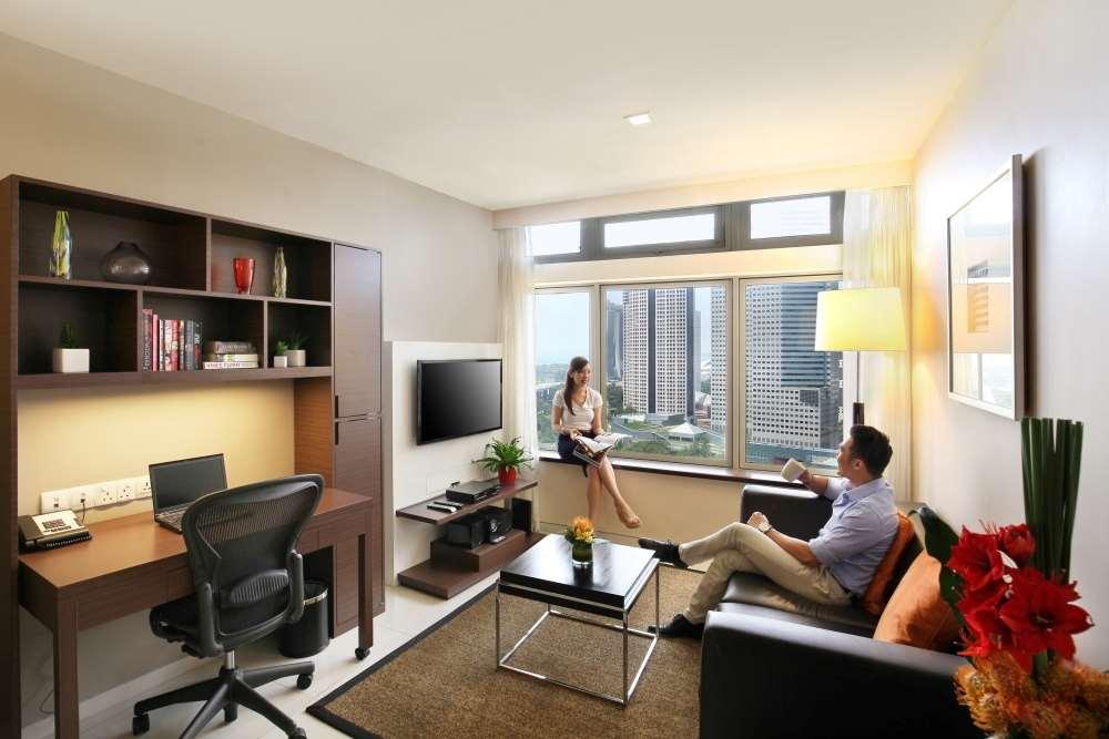 Parkroyal Serviced Suites Singapur Zimmer foto