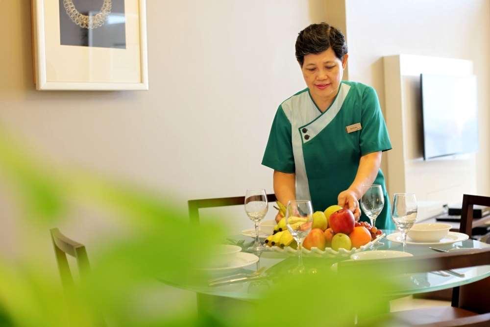 Parkroyal Serviced Suites Singapur Zimmer foto